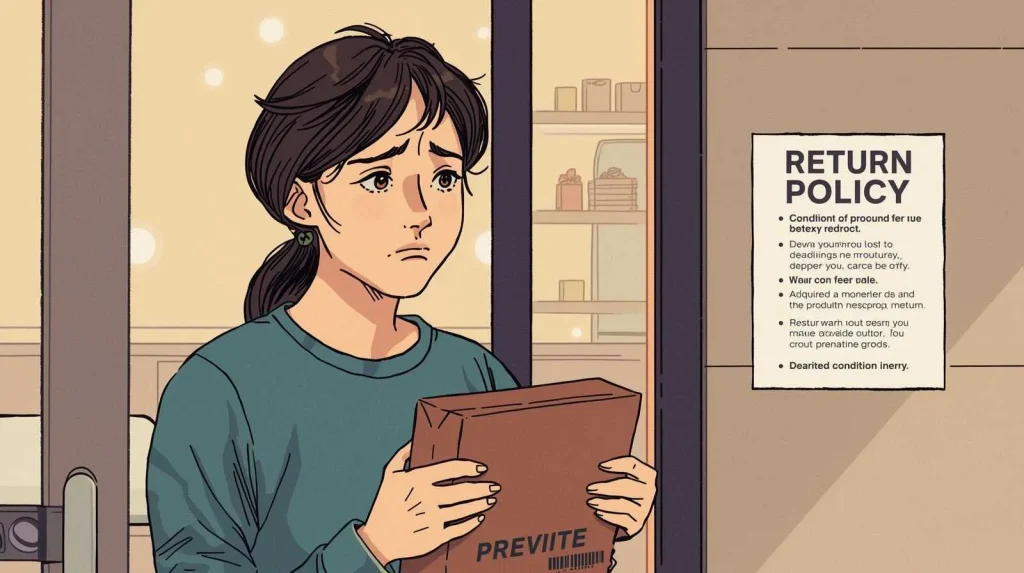 شرایط بازگشت کالا